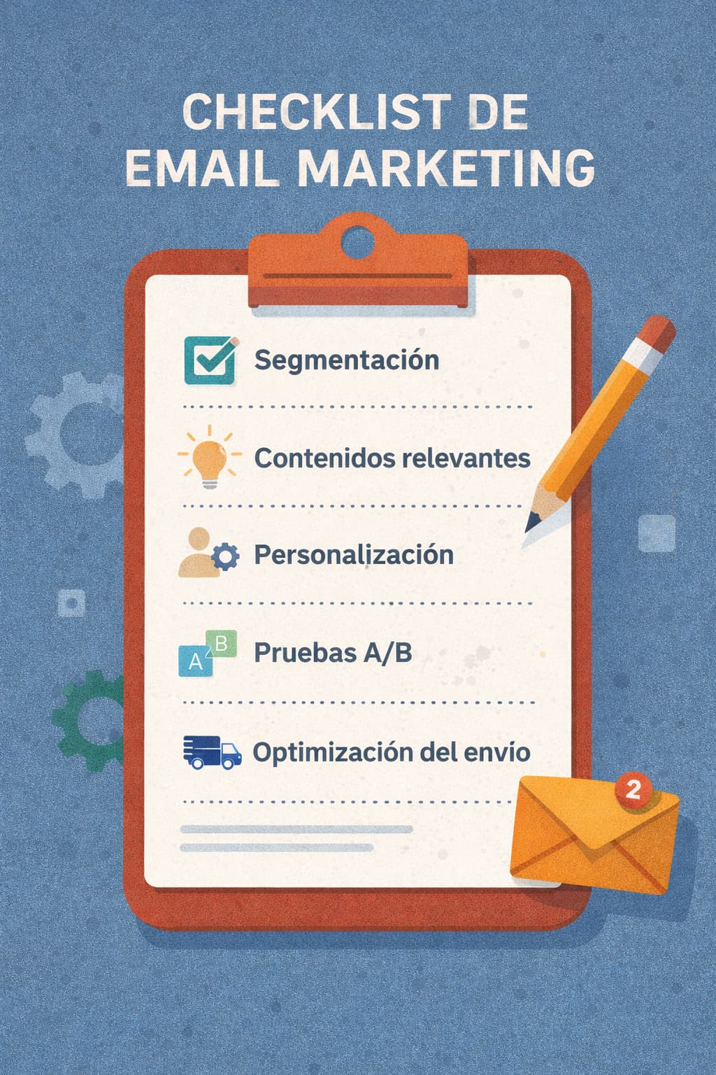 Checklist final de campaña de email marketing B2B
