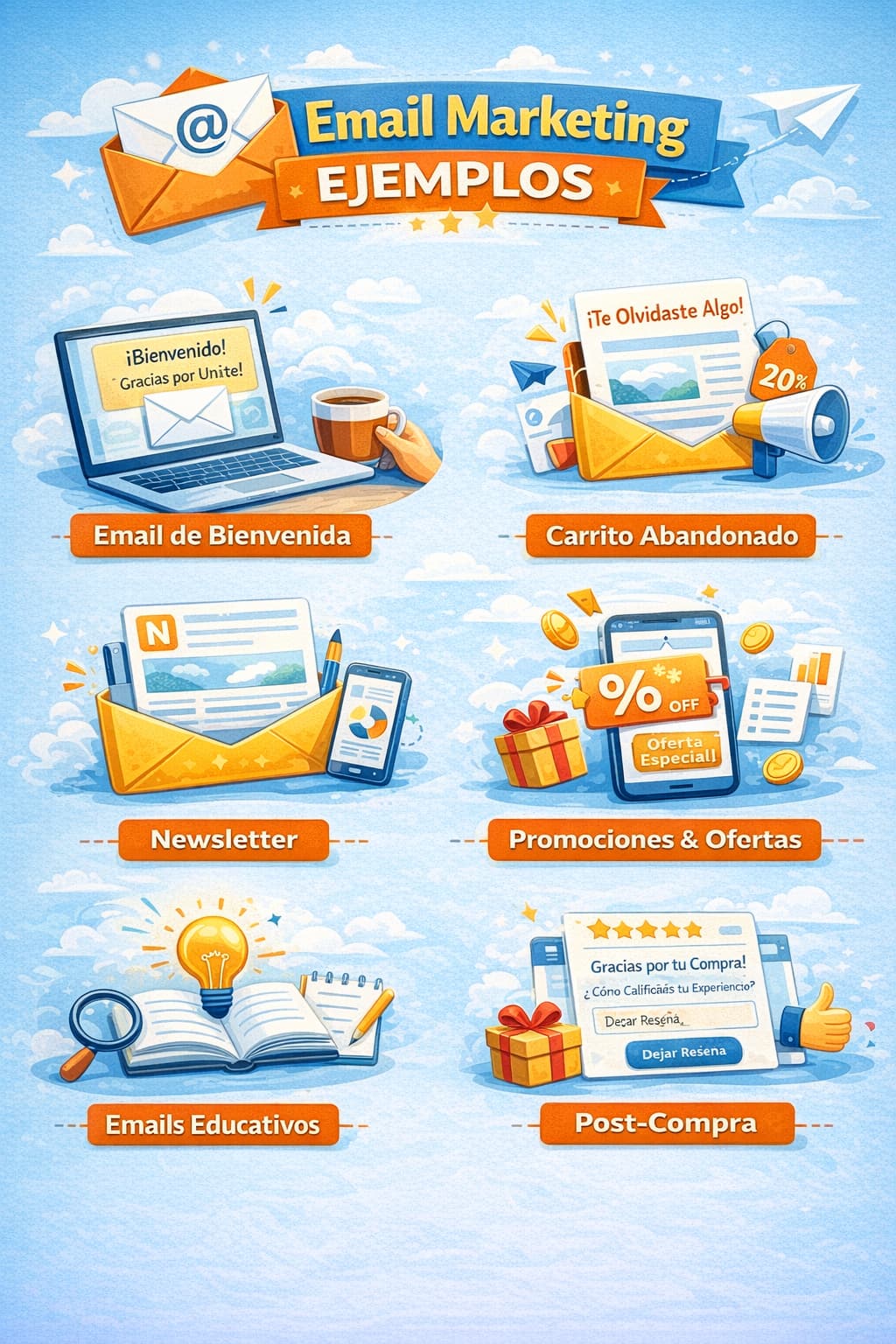 Email marketing ejemplos B2B
